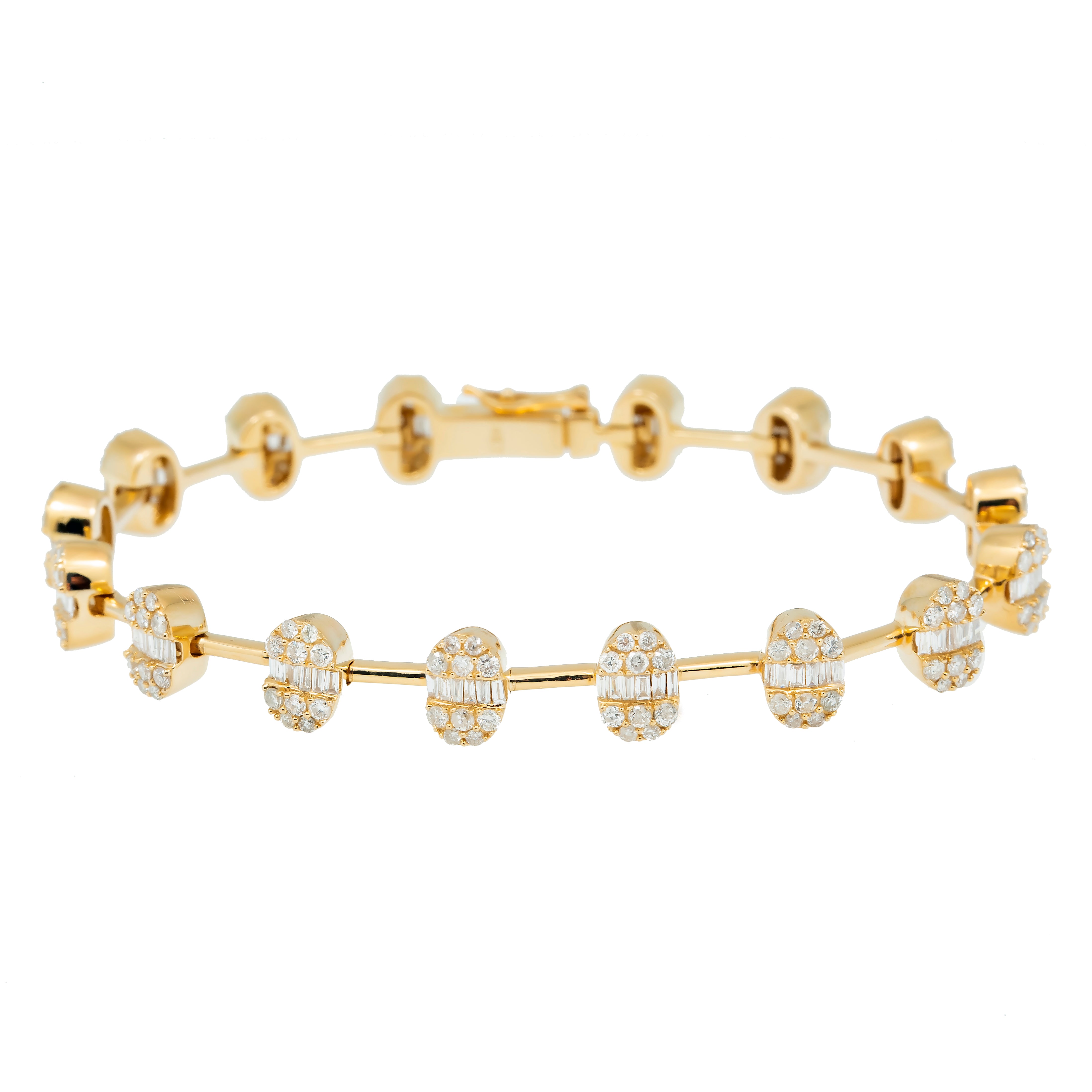 14K GOLD BRACELET 3.16 CT