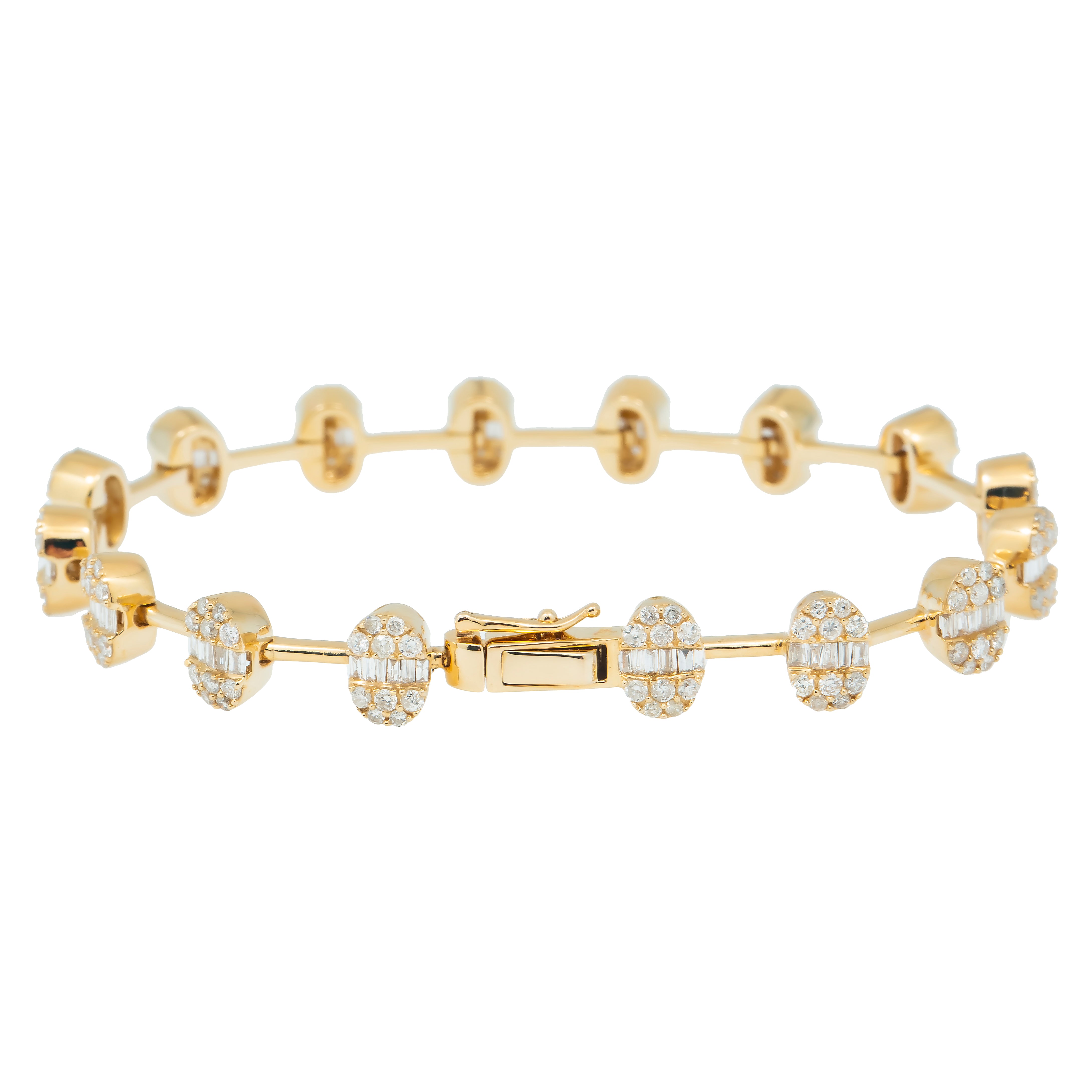 14K GOLD BRACELET 3.16 CT